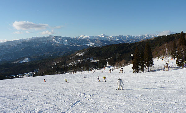 鷲ヶ岳スキー場パノラマコース：初級
