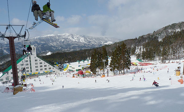 鷲ヶ岳スキー場ホワイトコース：中級