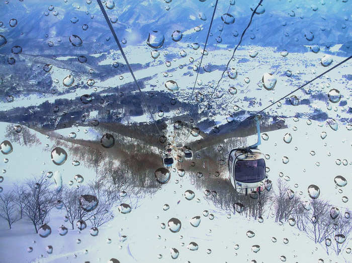 スキー場が雨だったら・・・