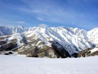 北アルプスの絶景♪お隣の八方・栂池も見える