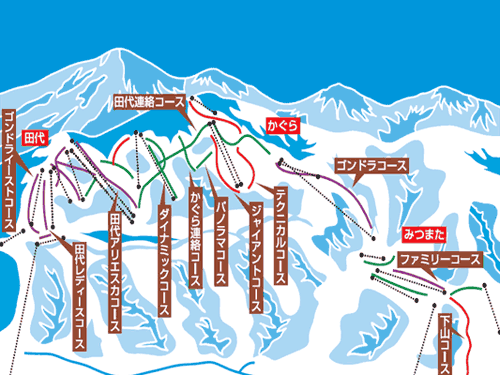 Mt.Naeba （苗場・かぐら）スキー＆スノーボード関東発バスツアー