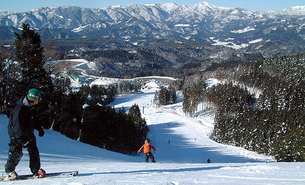 鷲ヶ岳スキー場尾根コース：上級
